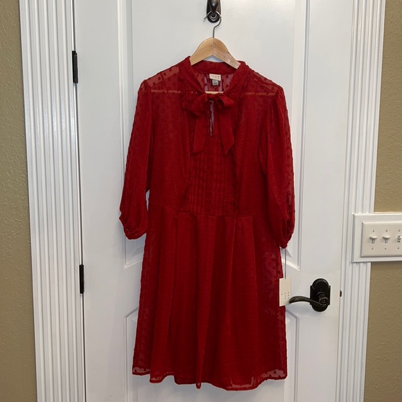 a new day Dresses & Skirts - Burgundy a new day dress from target size large new with tags